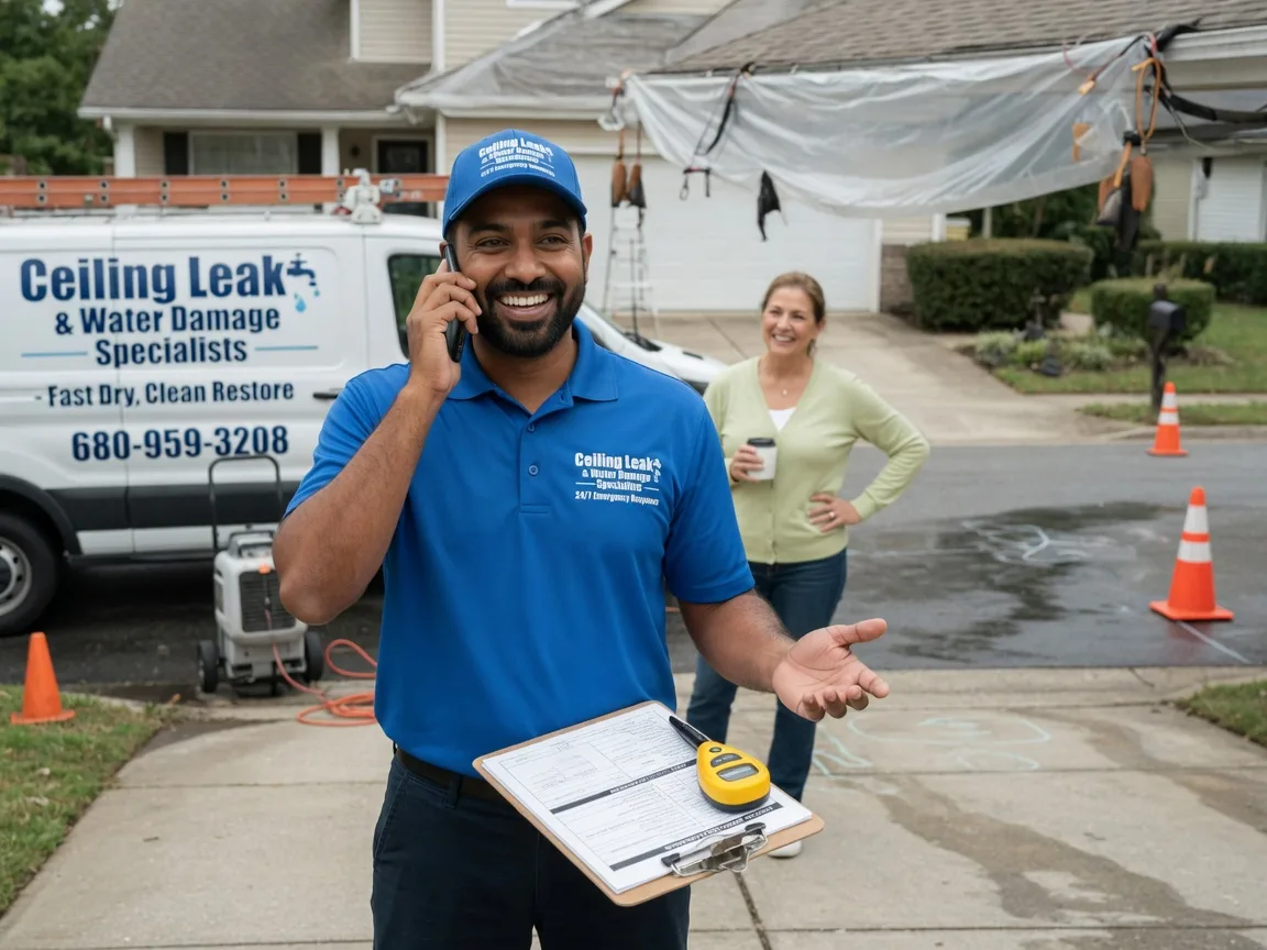 Ceiling Leak Cleanup Portland, TX FAQs